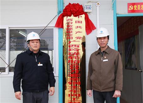 發(fā)揮戰(zhàn)斗堡壘作用！冶建又一個(gè)項(xiàng)目部黨支部揭牌