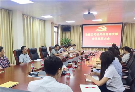 公司機關(guān)綜合黨支部召開全體黨員大會