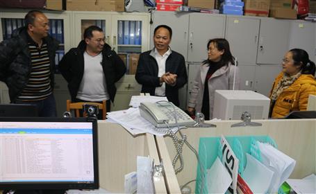 【奮戰(zhàn)80天·沖刺四季度】 阮仁勝利用休息時間到桂金分公司調(diào)研指導(dǎo)