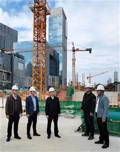 賴(lài)海標(biāo)到桂南分公司承建項(xiàng)目調(diào)研指導(dǎo)工作