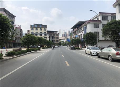 桂金分公司承建的河池市城西新區(qū)芝田片區(qū)路網(wǎng)遂寧路通過聯(lián)合復驗