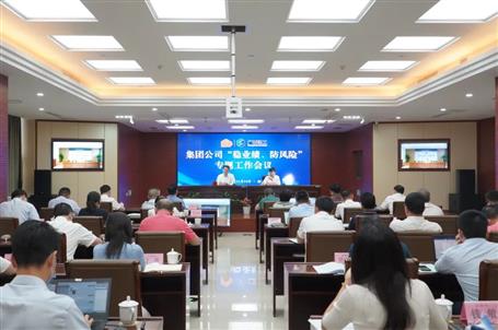 集團公司“穩(wěn)業(yè)績、防風險”專題工作會議召開