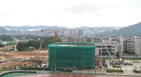 【提升“三力” 爭(zhēng)創(chuàng)佳績】冶建公司陸河縣技校體育用房主體封頂