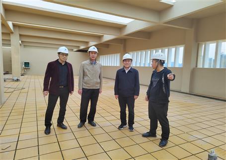 廖立波、何勇到項目開展一季度暨復工復產(chǎn)綜合大檢查