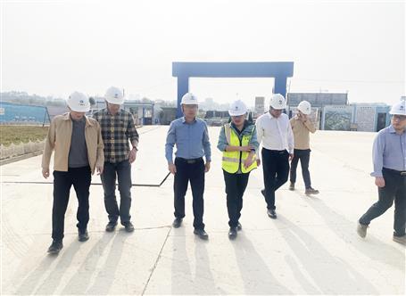 集團公司檢查組到冶建公司兩項目開展復工復產綜合大檢查